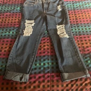 Size 6 St John's Bay Capri Denim